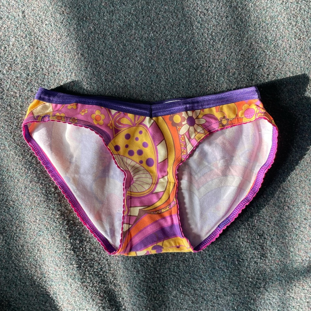 Solstice Intimates printed cotton itty bitty underwear